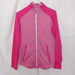 FootJoy Pink Women's Golf Jacket Brushed Berry Chill With Thumbholes Size Small